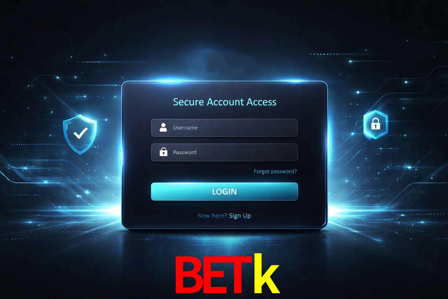Pantalla de inicio de sesión de cuenta Betk para usuarios en México